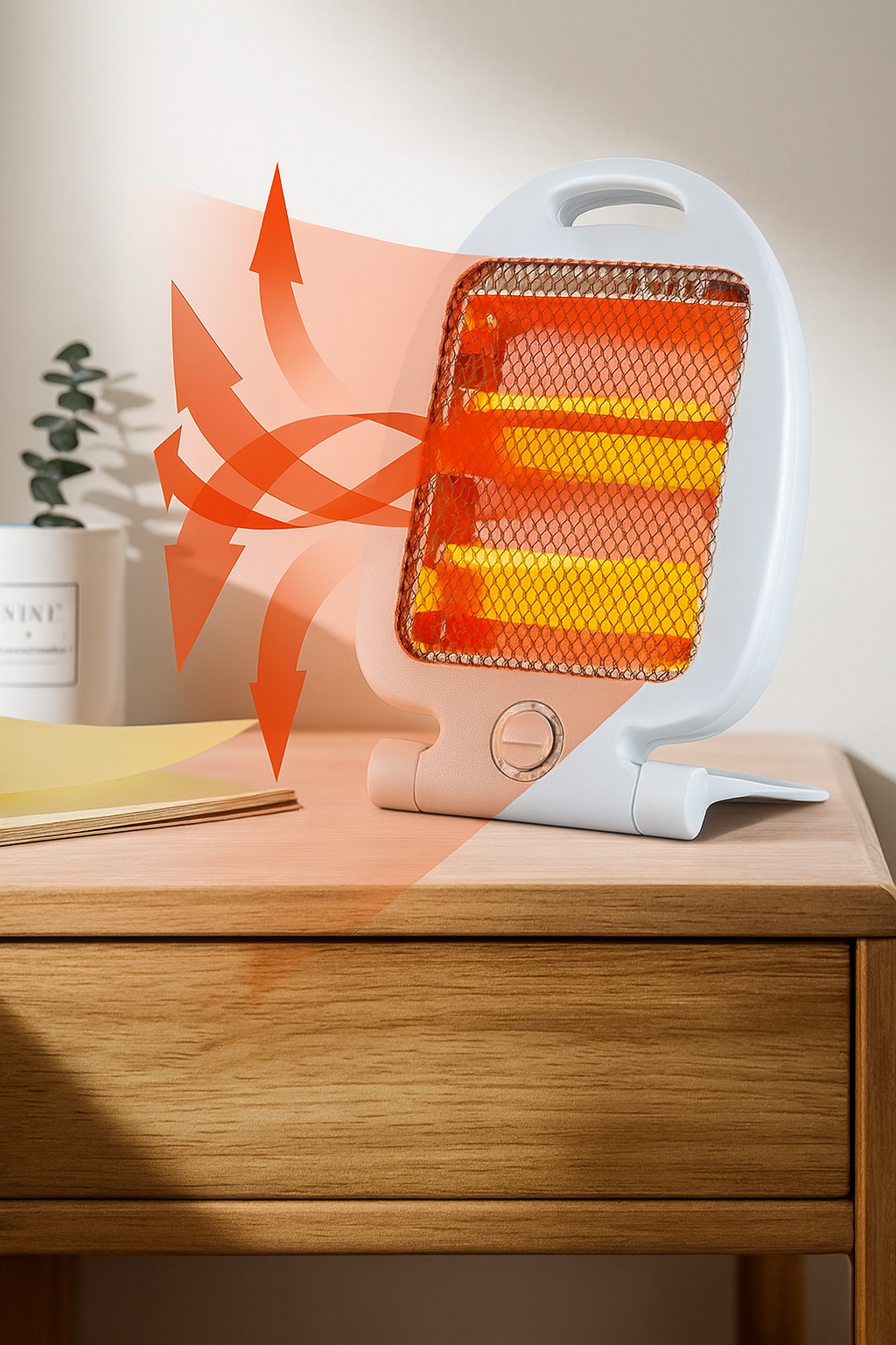 Electric Room Heater | Electric Heater With Safety Switch | Energy Saving | Foldable Heater | Best Quality Heater | (400W ,800W) | (300W, 600W)