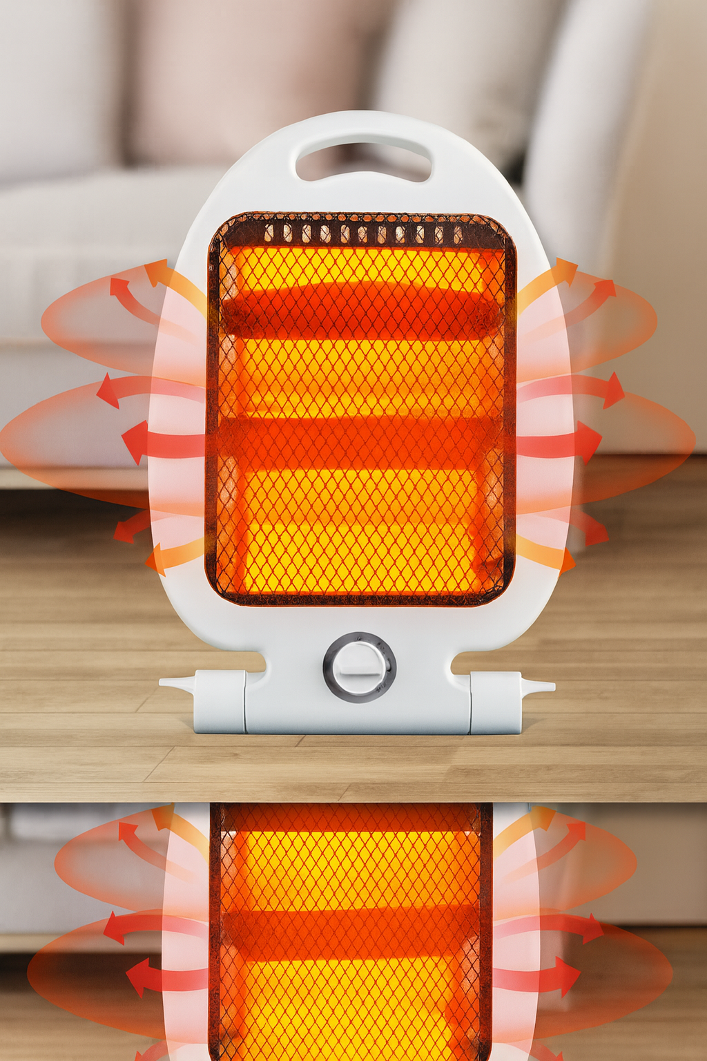 Electric Room Heater | Electric Heater With Safety Switch | Energy Saving | Foldable Heater | Best Quality Heater | (400W ,800W) | (300W, 600W)