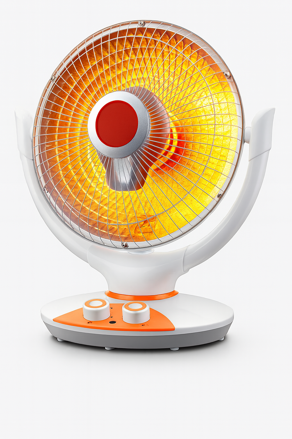 200W 6" Electric Heater Fan Winter Air Warmer Silent Desk