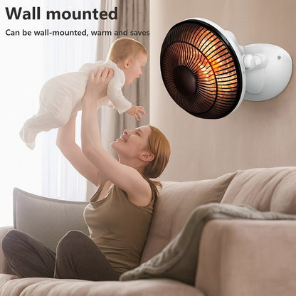 200W 6" Electric Heater Fan Winter Air Warmer Silent Desk